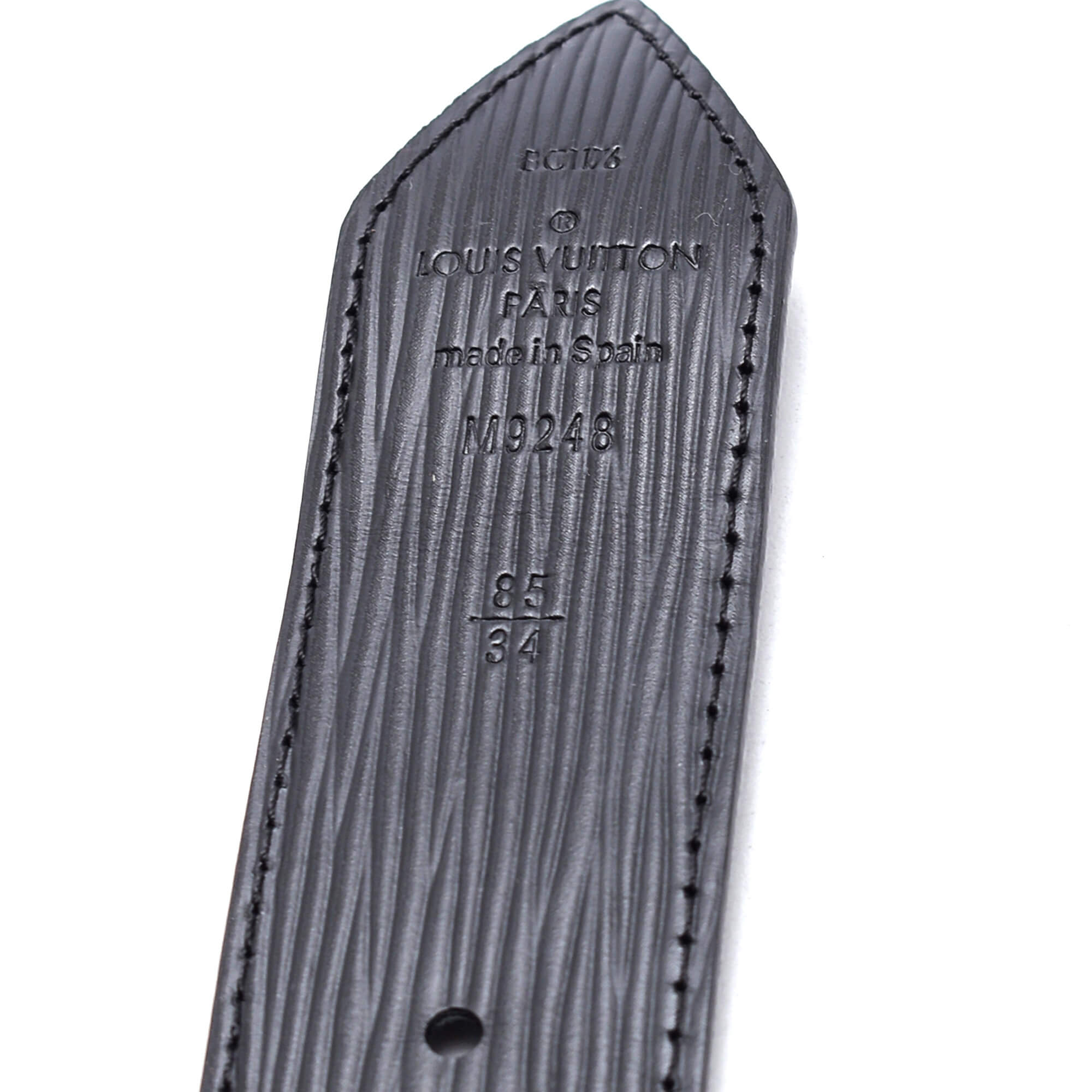 Louis Vuitton - Black Epi And Monogram Leather Essential Reversible Belt 